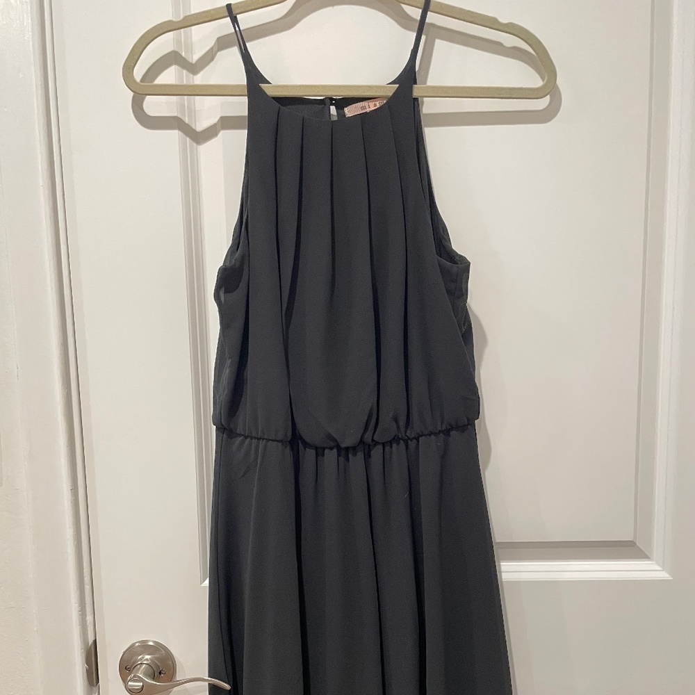 ALine Short Black Dress